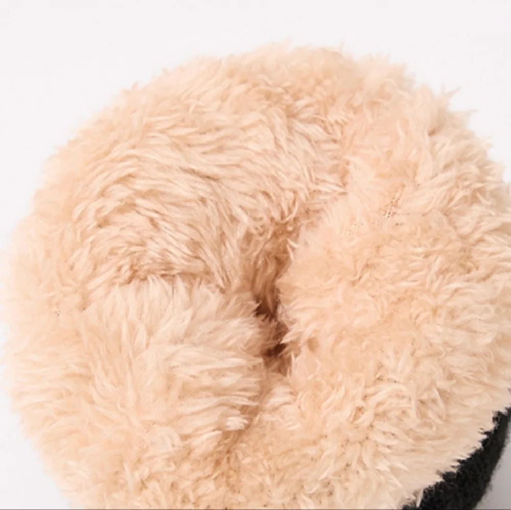 Insulated Touchscreen Plush Sherpa Lined Knit Gloves Winter Outdoor Men Women
